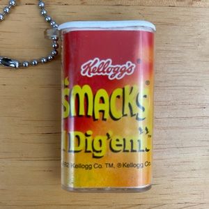 Vintage 1992 Kellogg's Smacks Cereal Keychain